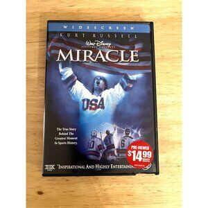 Miracle 2004 DVD Widescreen Special Edition Kurt Russell Sports Drama Pre-Owned